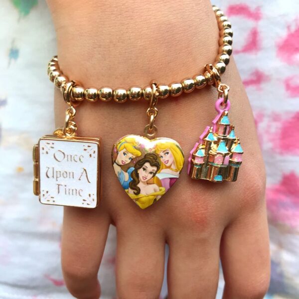 CHARM IT! GOLD PRINCESS BOOK CHARM - Image 4