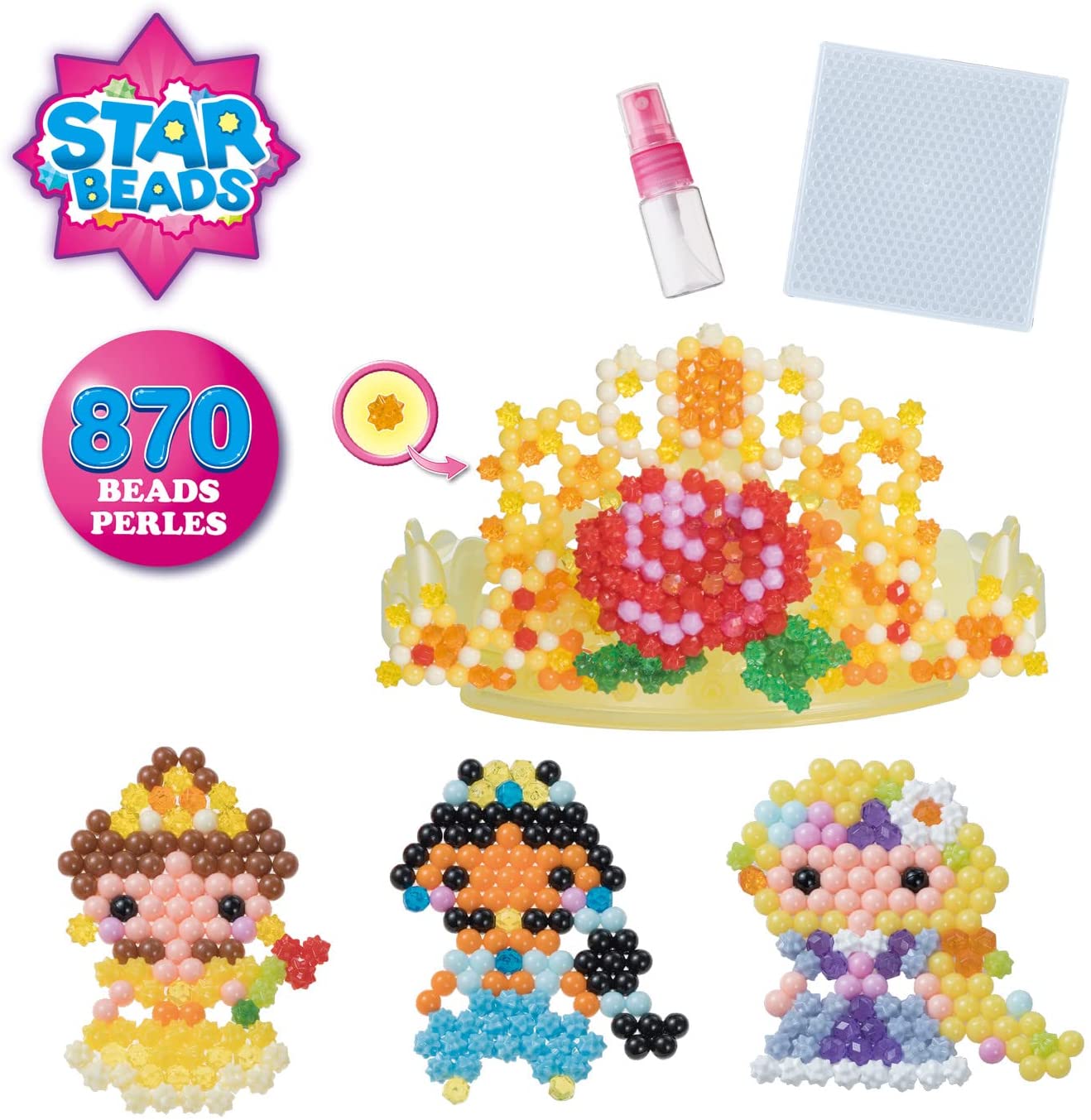 AQUABEADS DISNEY PRINCESS TIARA SET - Whistle Stop Hobby & Toy