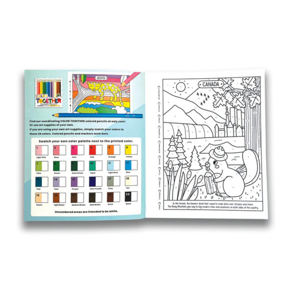 WONDERFUL WORLD COLOR BY NUMBERS COLORIN - Image 2