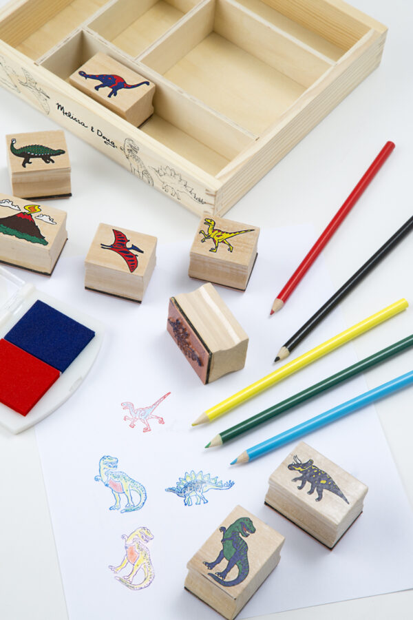 DINOSAUR WOODEN STAMP SET #51174 - Image 3