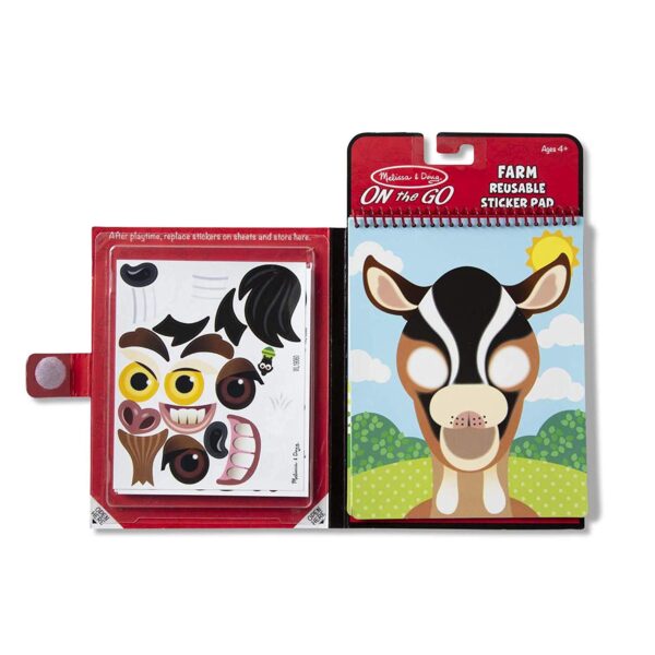 MAKE-A-FACE FARM STICKER PAD - Image 2