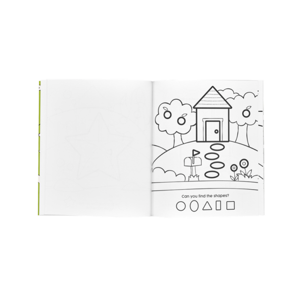 MY FIRST 123 SHAPES & NUMBERS COLOR-IN' - Image 2