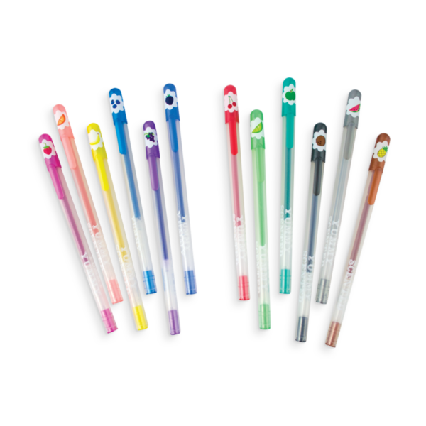 YUMMY YUMMY SCENTED GLITTER GEL PENS -12 - Image 3