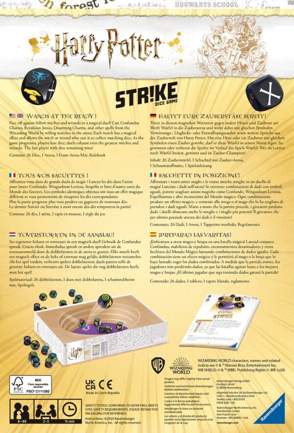 (SALE)HARRY POTTER STRIKE DICE GAME - Image 2