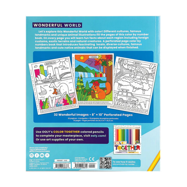 WONDERFUL WORLD COLOR BY NUMBERS COLORIN - Image 3