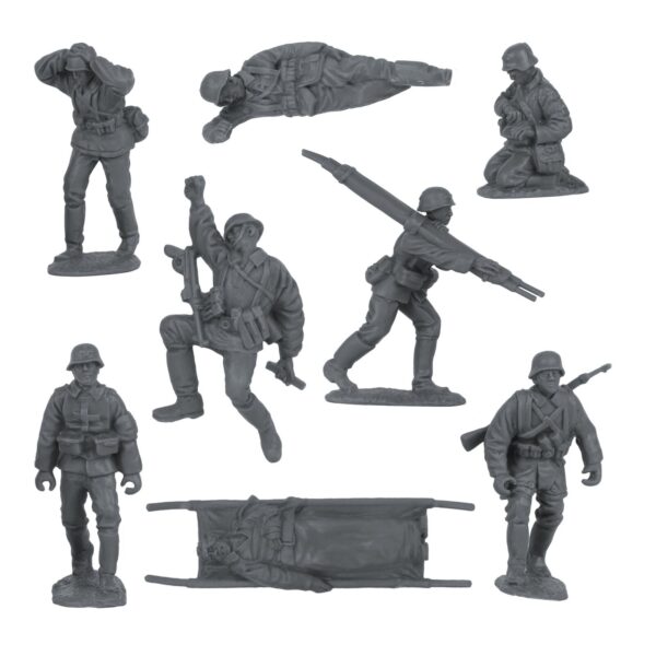 54MM WWII GERMAN ASSAULT & SUPPORT 24PC - Image 4