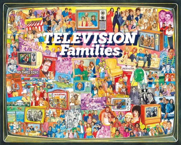 (SALE)TELEVISION FAMILIES COLLAGE 1000PC - Image 2