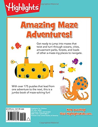 JUMBO BOOK OF AMAZING MAZES-HIGHLIGHTS - Image 2