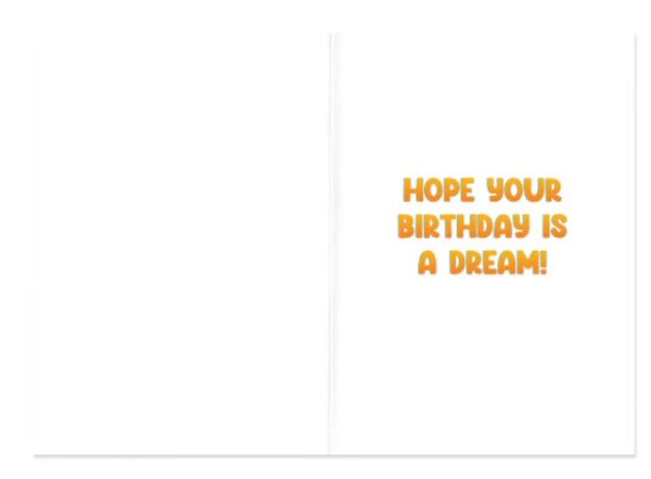 DREAMSICLE SCRATCH & SNIFF! BIRTHDAY CARD - Image 2