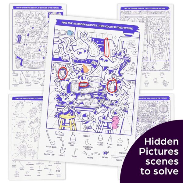 HIGHLIGHTS SCRATCH-AND-PLAY UNICORN HIDDEN PICTURES - Image 7