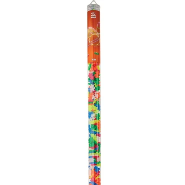PLUS PLUS SUPER TUBE - NEON 510PCS