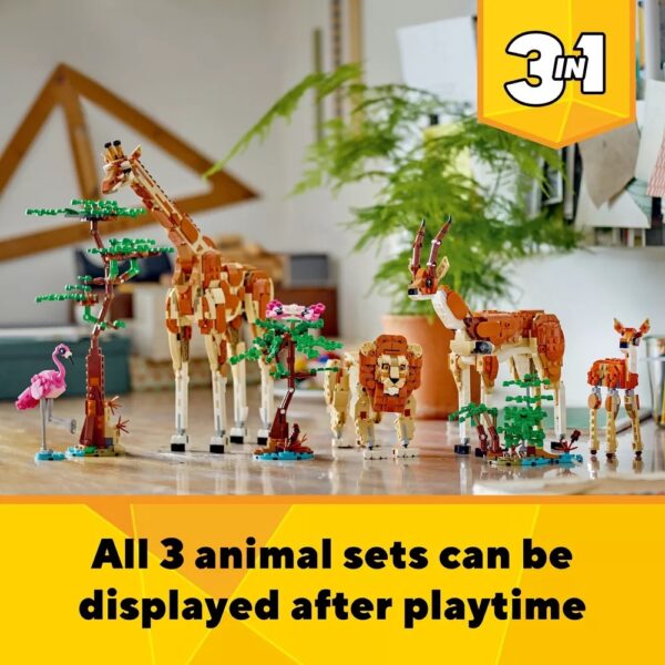 WILD SAFARI ANIMALS-CREATOR 3 IN 1 - Image 5