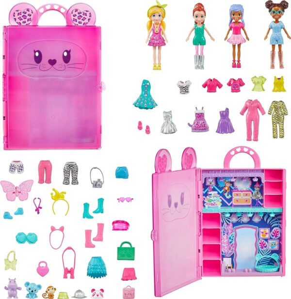 POLLY POCKET STYLIN' SAFARI FASHION COLLECTION