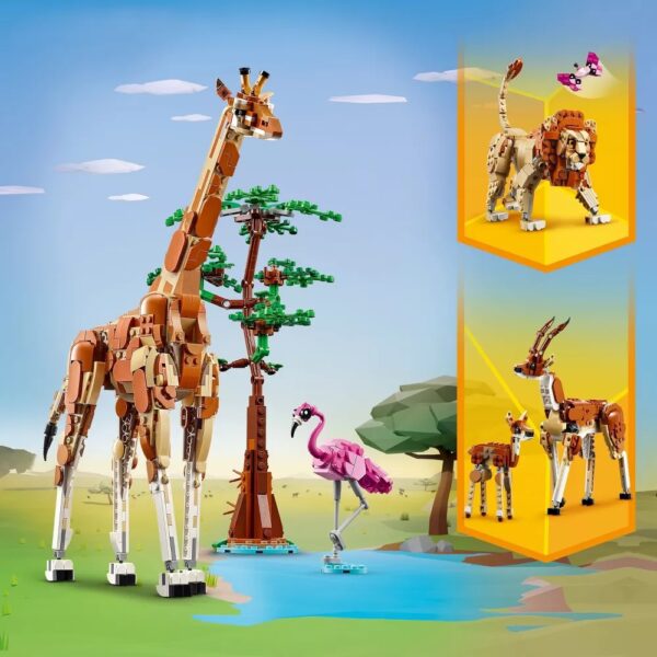 WILD SAFARI ANIMALS-CREATOR 3 IN 1 - Image 2