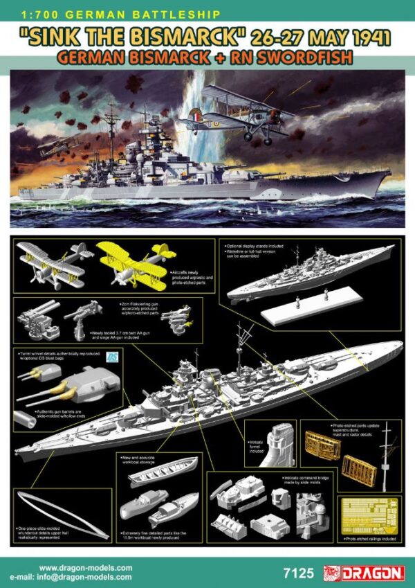 1/700 SINK THE BISMARCK - Image 2