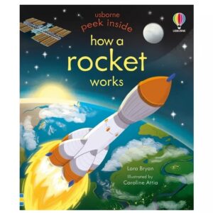 PEEK INSIDE HOW A ROCKET WORKS BY USBORNE
