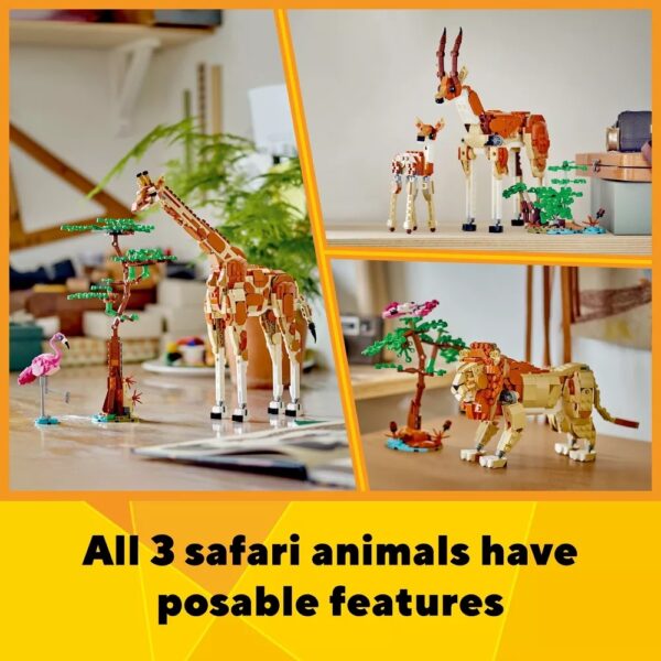 WILD SAFARI ANIMALS-CREATOR 3 IN 1 - Image 4