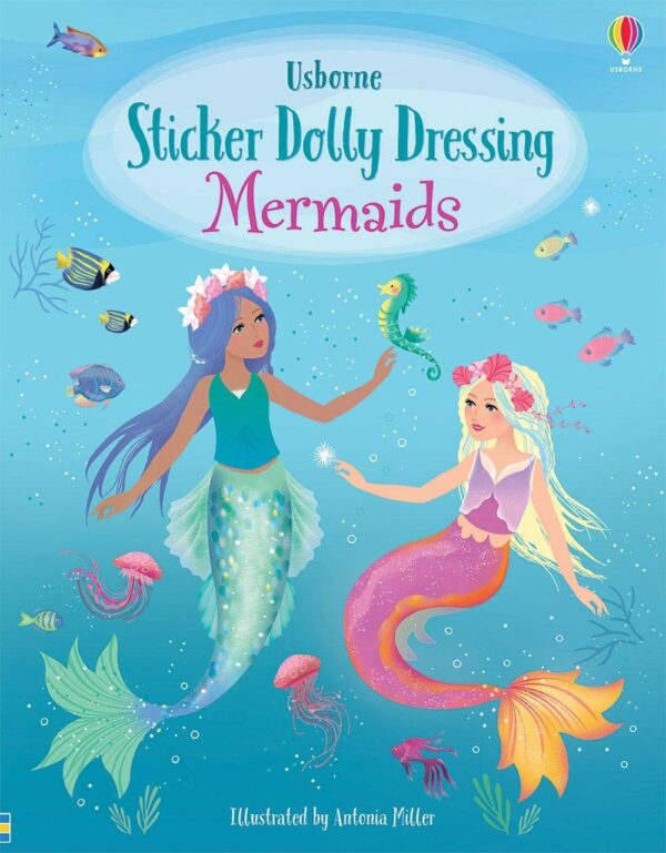 MERMAIDS STICKER DOLLY DRESSING BY USBORNE