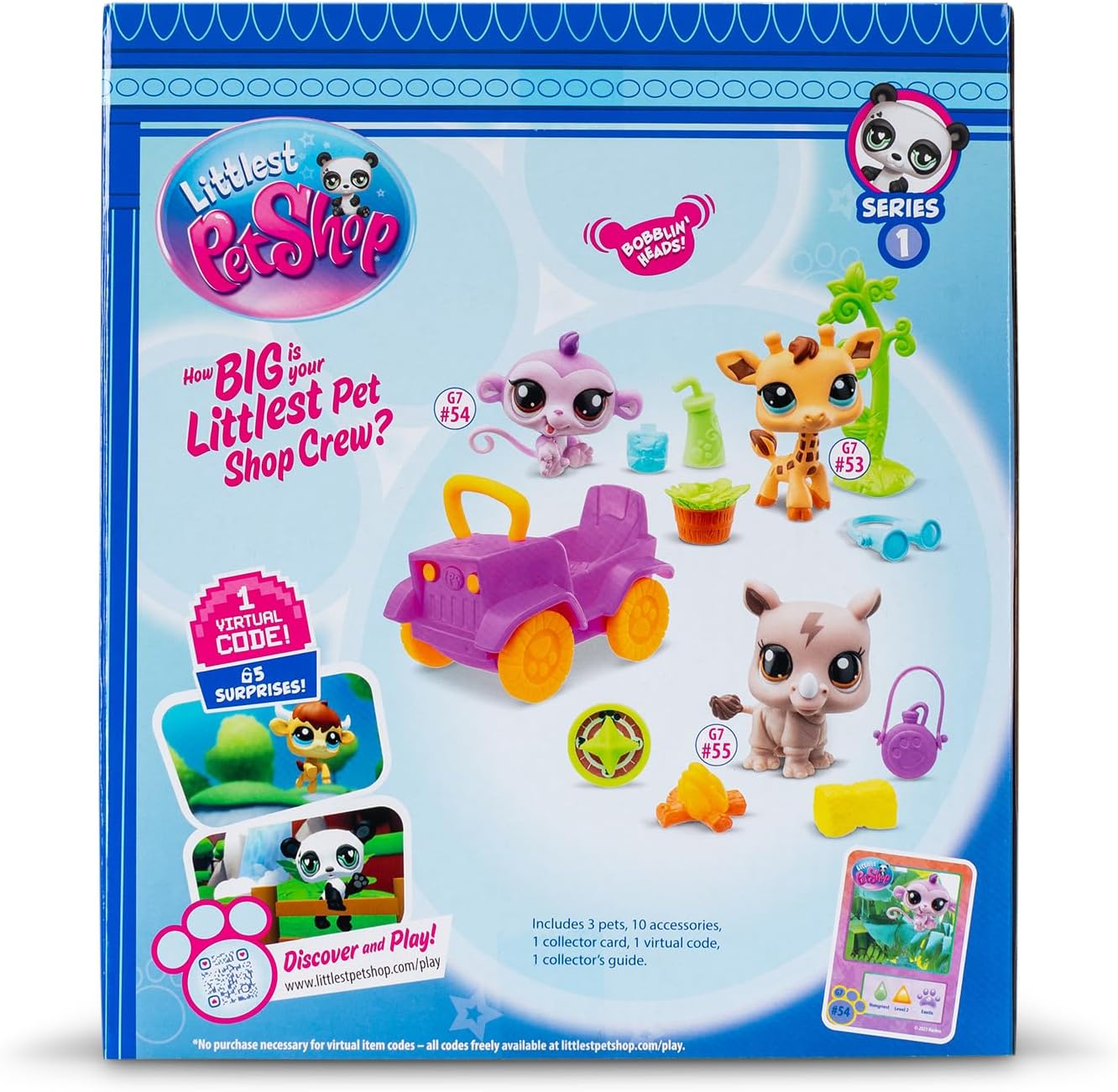 LITTLEST PET SHOP SAFARI PLAY PACK Whistle Stop Hobby Toy