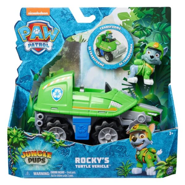 PAW PATROL JUNGLE PUPS ROCKY'S TURTLE VEHICLE - Image 2