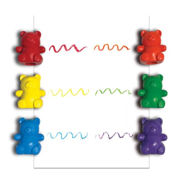 CUDDLY CUBS BEAR FINGER CRAYONS - Image 2