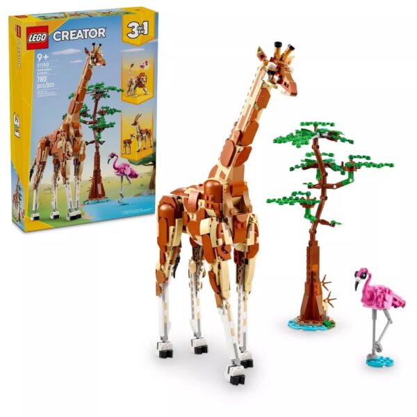 WILD SAFARI ANIMALS-CREATOR 3 IN 1