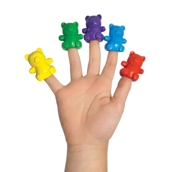 CUDDLY CUBS BEAR FINGER CRAYONS - Image 3