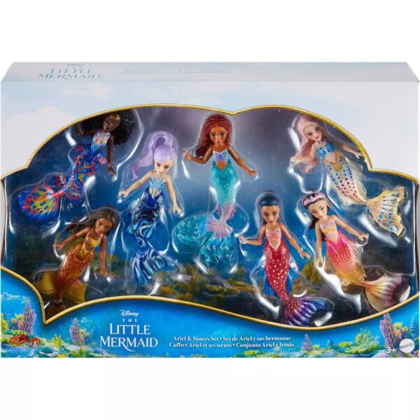 DISNEY THE LITTLE MERMAID ARIEL & SISTERS SET - Image 6