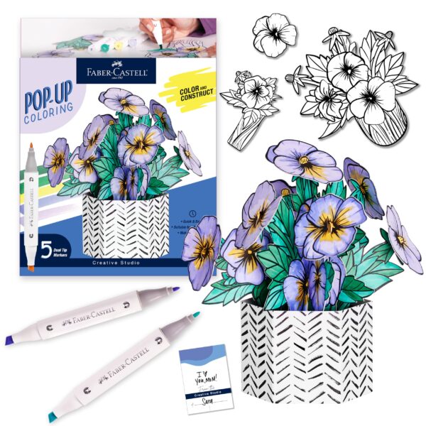 POP-UP COLORING PANSY