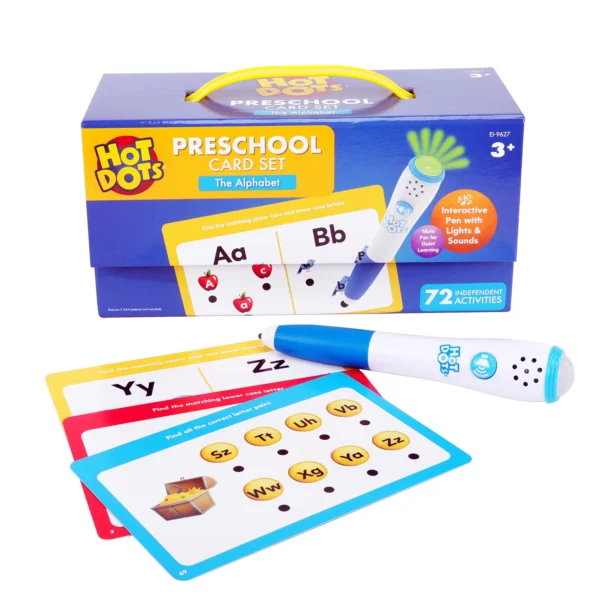 HOT DOTS PRESCHOOL CARD SET-THE ALPHABET