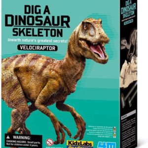 DIG A DINOSAUR SKELETON VELOCIRAPTOR