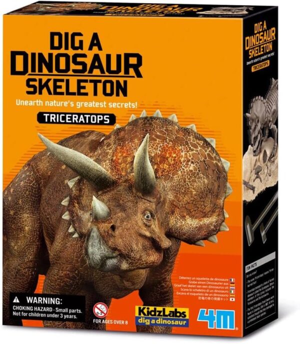 DIG A DINOSAUR SKELETON TRICERATOPS