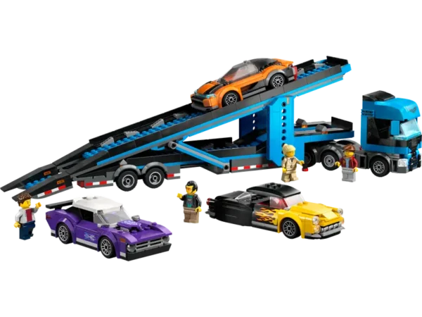 CAR TRANSPORTER TRUCK WITH SPORTS CARS
