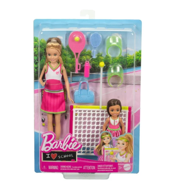 BARBIE I LOVE SCHOOL TENNIS SET - Image 2