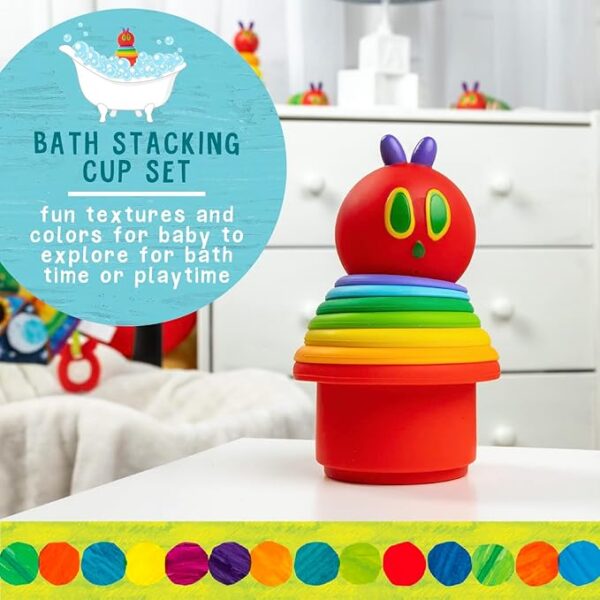 ERIC CARLE STACKING CUPS & SQUIRTY SET - Image 2