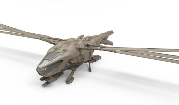 1/72 DUNE MOVIE: HARKONNEN ORNITHOPTER - Image 2