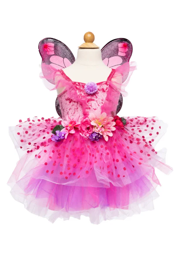 FAIRY BLOOMS DELUXE DRESS, WINGS & HEADBAND 5-6