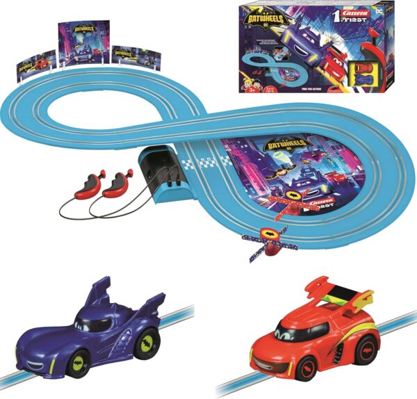 1.FIRST BATWHEELS TIME FOR ACTION SET 7.87' BATTERY OPERATED