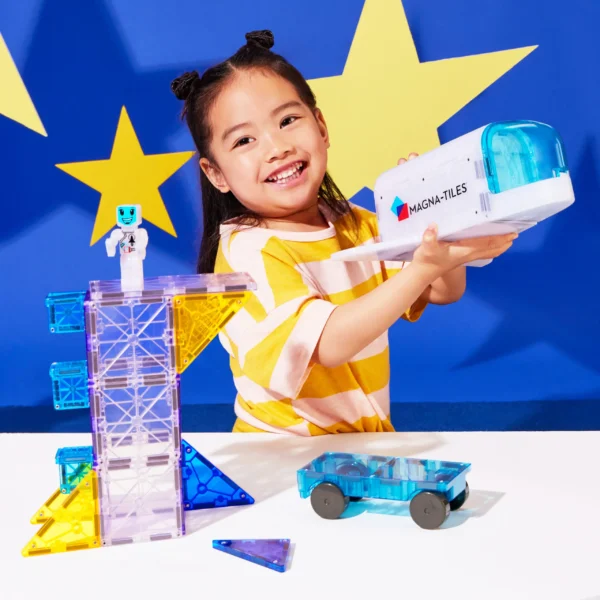 MAGNA-TILES SPACE + MICROMAGS 32PC SET - Image 2