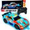 R/C HYPER DRIVE LIGHTNING RACER-BLUE & ORANGE 2.4GHZ