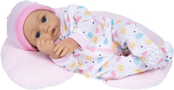 SUNSHINE PINK 7-PIECE 13" BABY DOLL FEEDING GIFT SET - Image 5