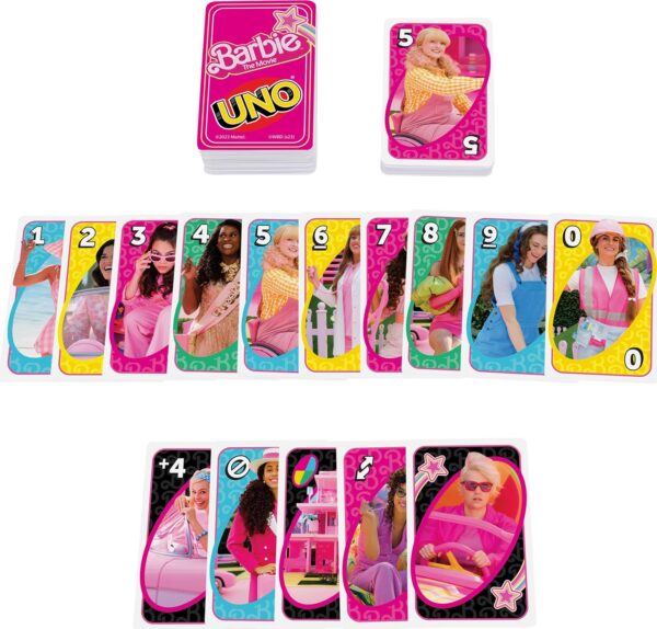 UNO-BARBIE THE MOVIE CARD GAME - Image 4
