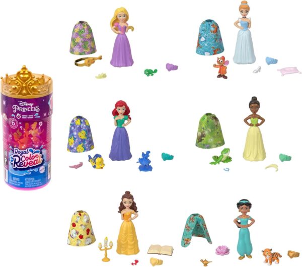 DISNEY PRINCESS ROYAL COLOR REVEAL