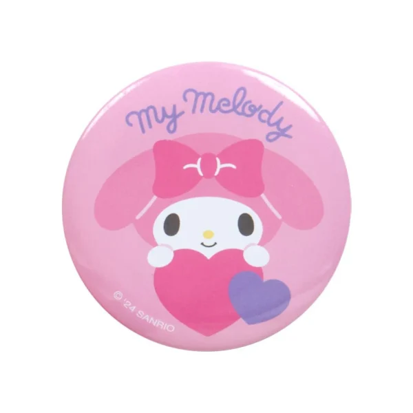 MY MELODY MINI POUCH W/BADGE:HEART BY SANRIO - Image 3
