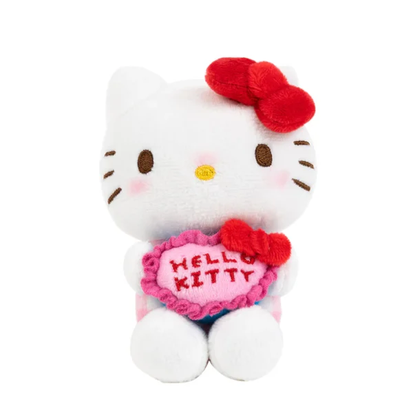 HELLO KITTY MASCOT PLUSH CLIP 50TH MX