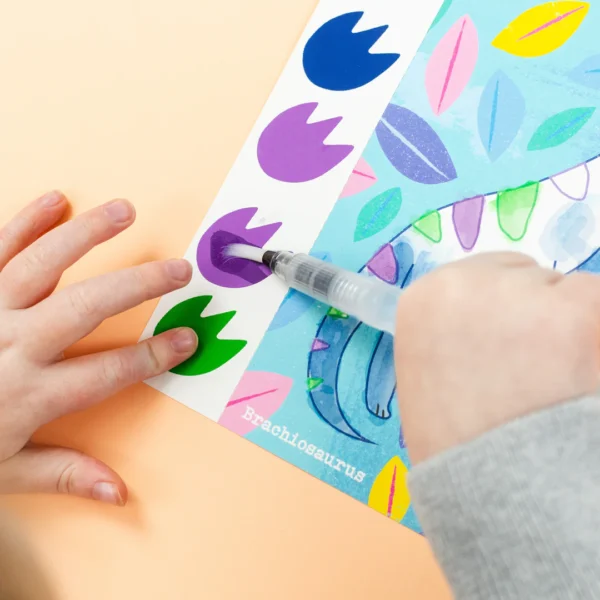 DINOSAURS PAINT A PICTURE SET-TIGER TRIBE - Image 2