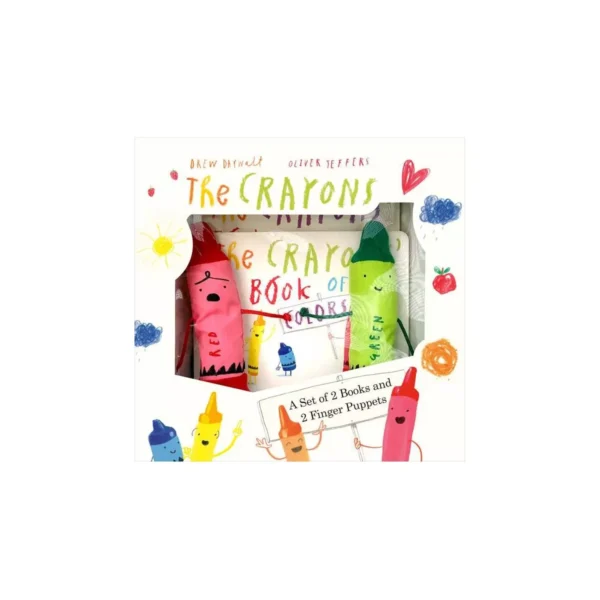 THE CRAYONS BOOKS AND FINGER PUPPETS SET