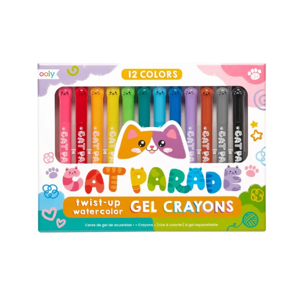 CAT PARADE TWIST-UP WATERCOLOR GEL CRAYO