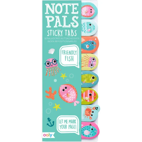 FRIENDLY FISH NOTE PALS STICKY TABS