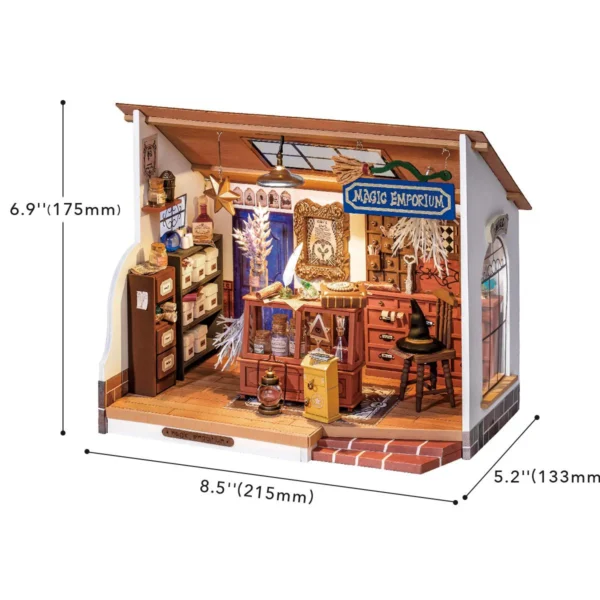 KIKI'S MAGIC EMPORIUM DIY MINIATURE HOUSE BY ROLIFE - Image 5